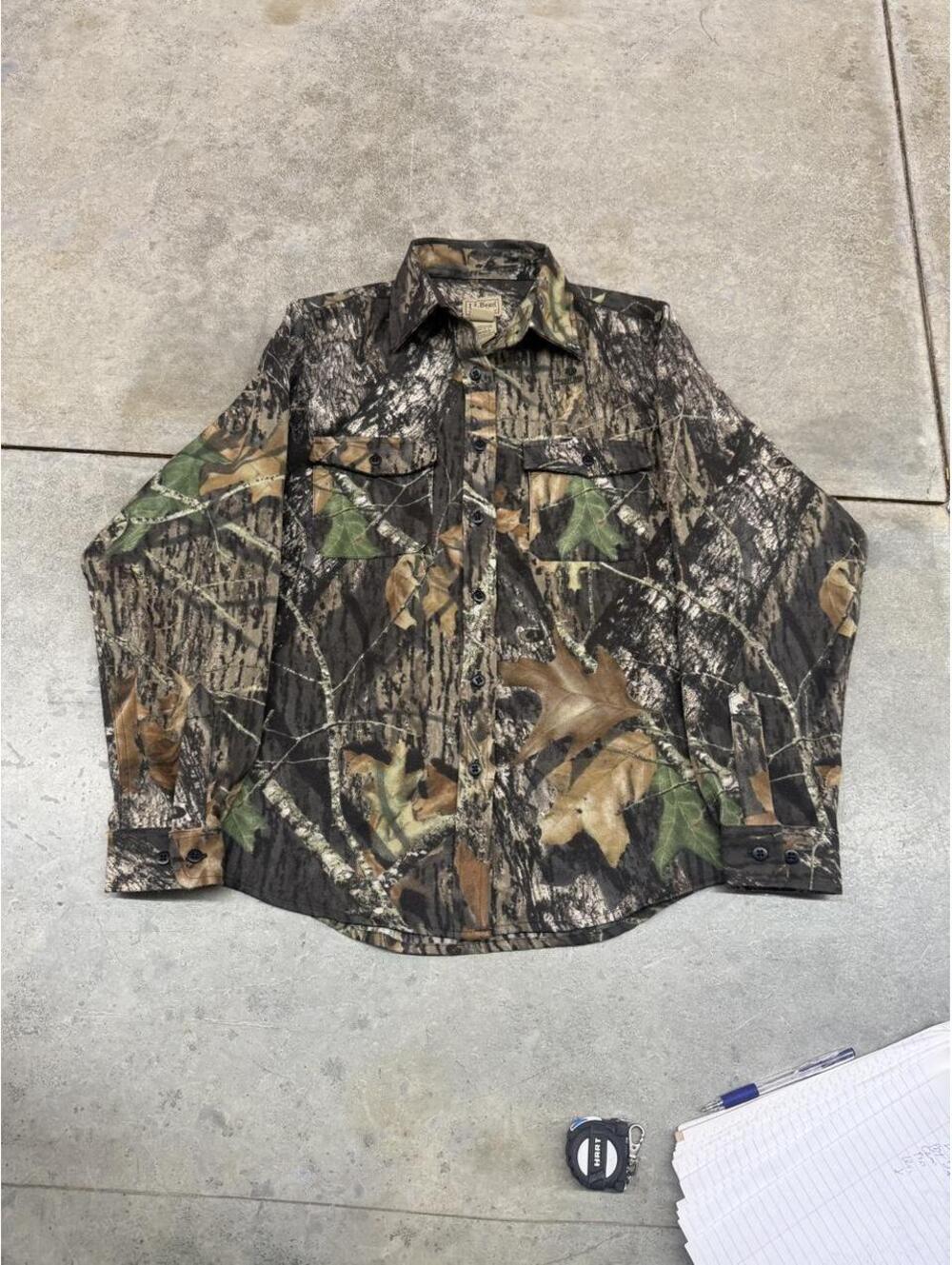vintage l.l. bean realtree button down shirt size small WOMENS